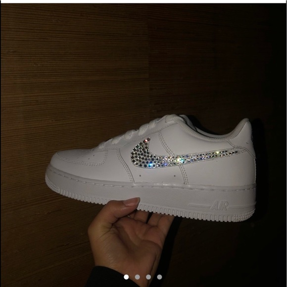 Nike Shoes | Womens Air Force One Swarovski Crystals | Poshmark